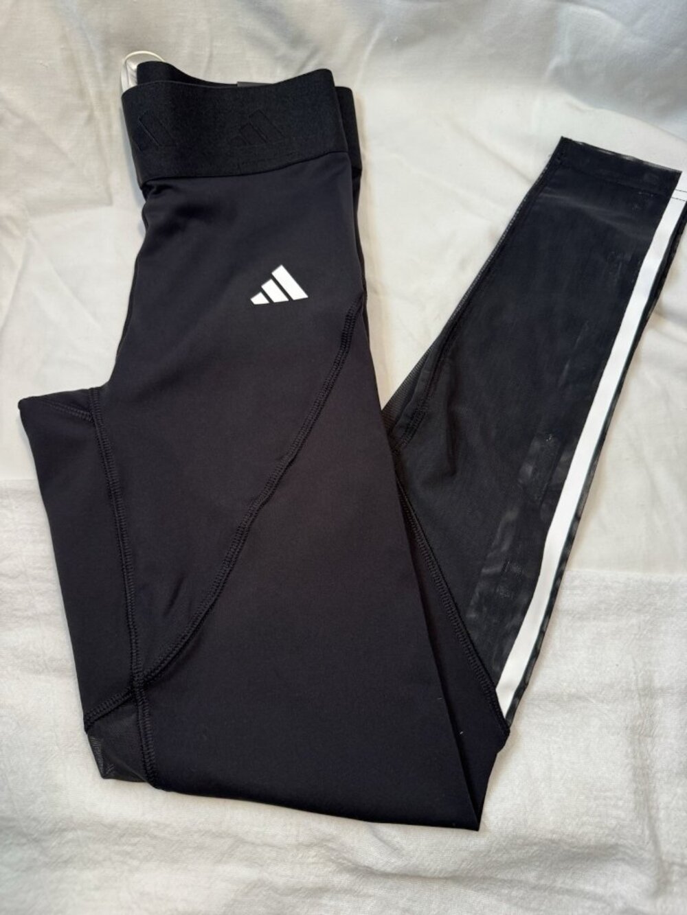 Women's XS Adidas Hyperglam Full Length Hi-Rise Leggings NWT
